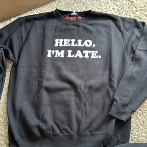 Departure graphic sweatshirt. Worn twice. Super soft!